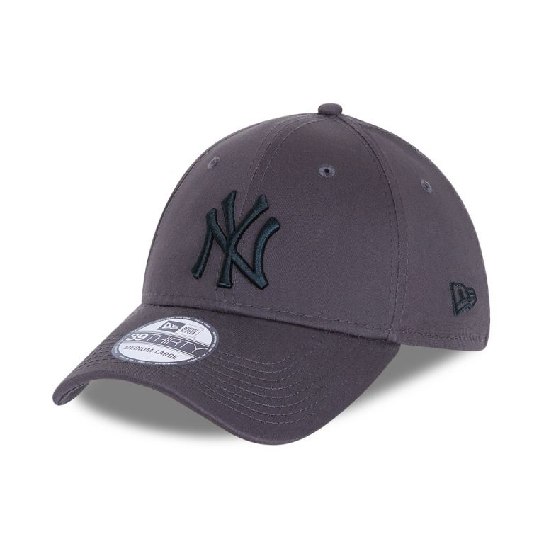 Gorras New Era 39thirty Grises - New York Yankees Essential Dark 81065KDUC